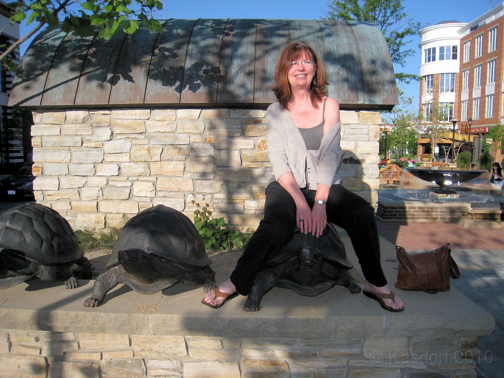 Rock n Roll Hall of Fame 2010 411.jpg - Then Nancy got crazy at the outdoor play area.